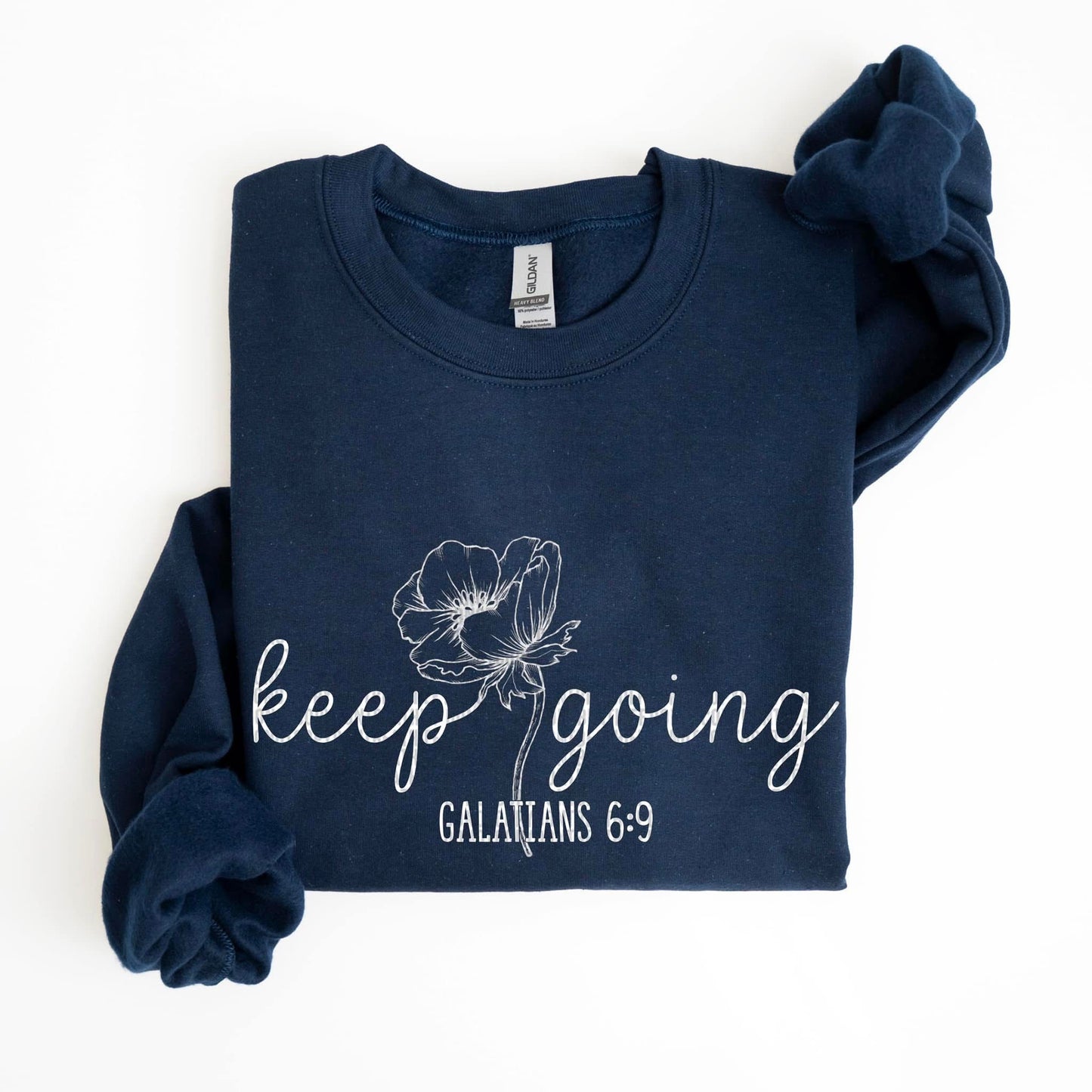Keep Going Floral Crewneck Sweatshirt