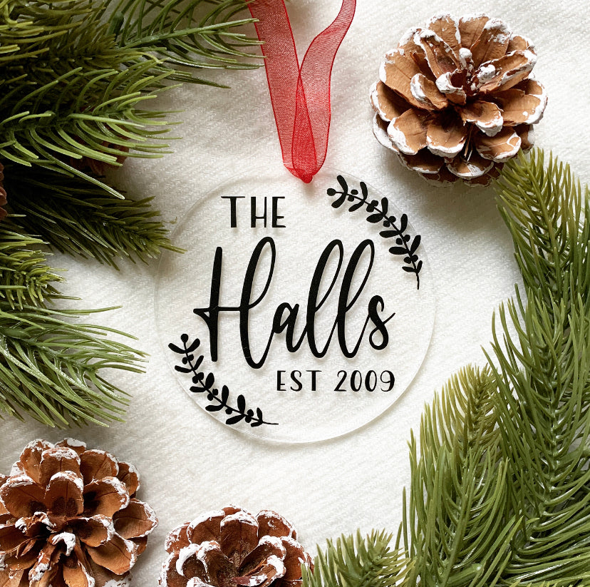 Personalized Acrylic Ornament