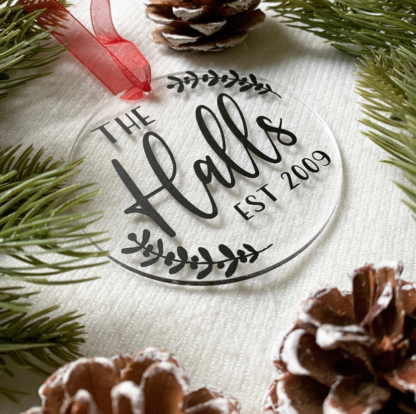 Personalized Acrylic Ornament