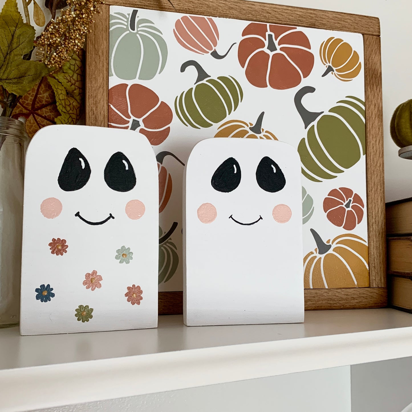 Mini Ghost Shelf Decor