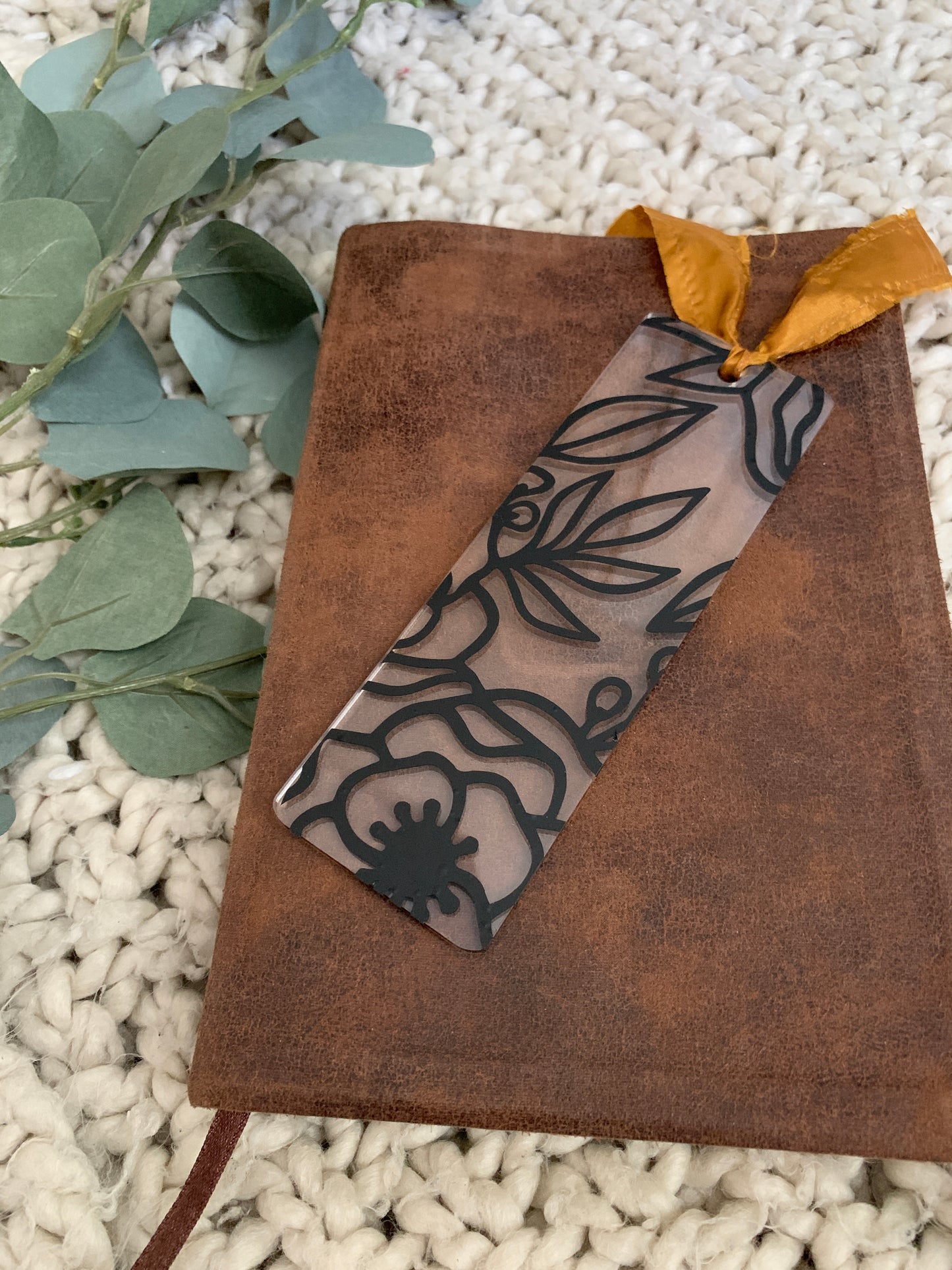 Floral Acrylic Bookmarks