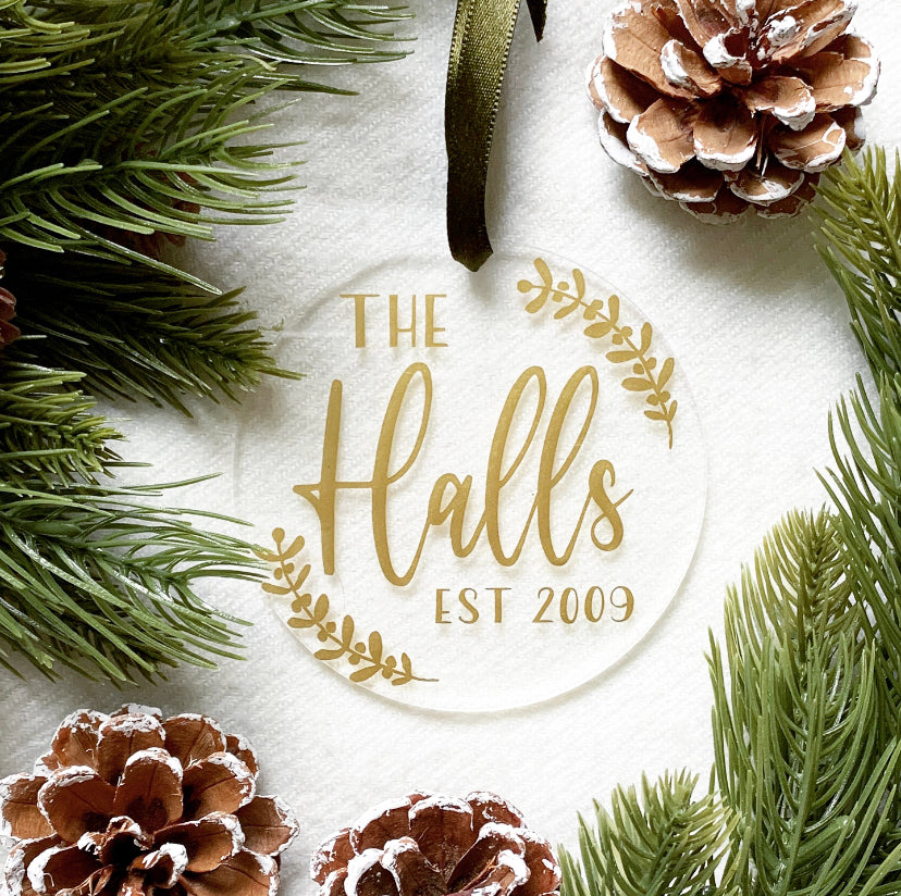 Personalized Acrylic Ornament