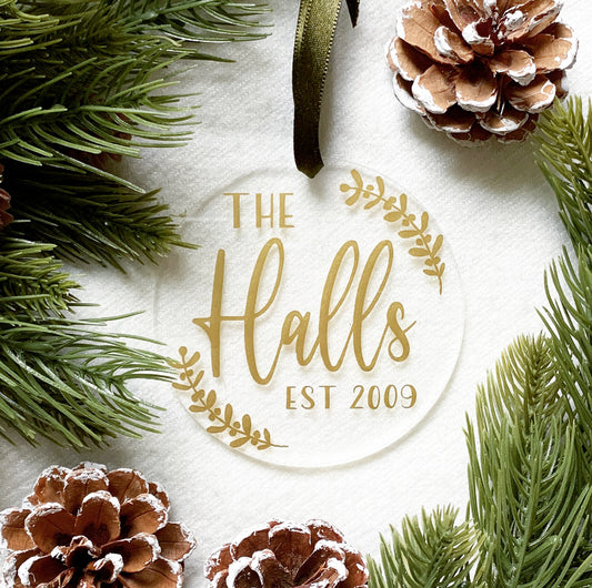 Personalized Acrylic Ornament