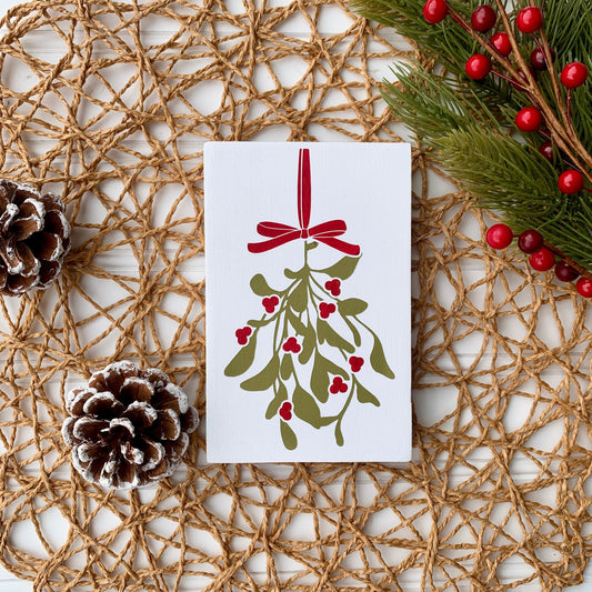 Mistletoe Mini Sign