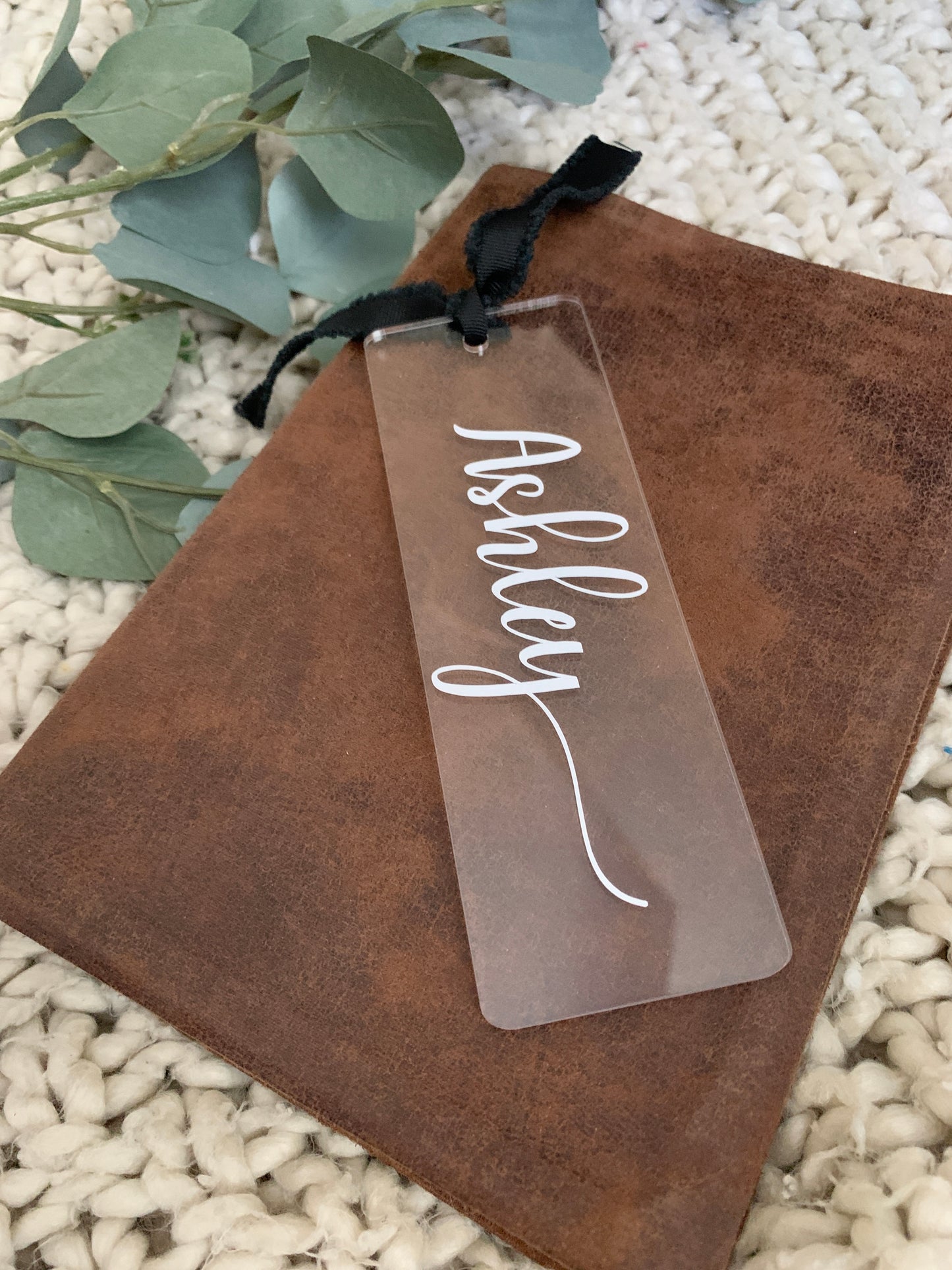 Personalized Name Acrylic Bookmarks