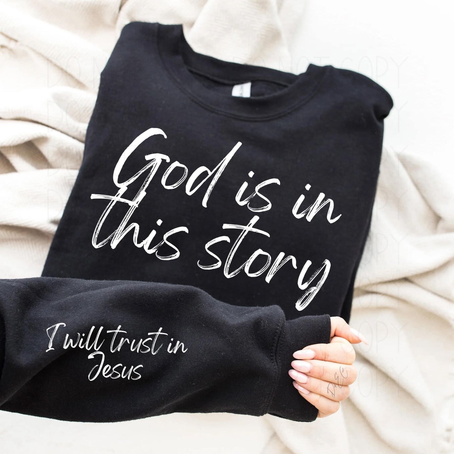 God Is In This Story Crewneck