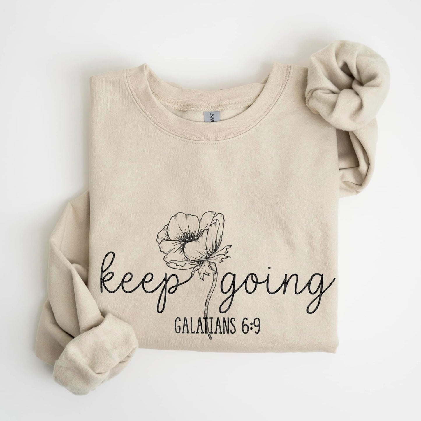 Keep Going Floral Crewneck Sweatshirt