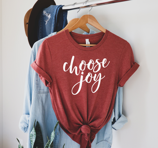 Choose Joy Short Sleeve Tee Shirt