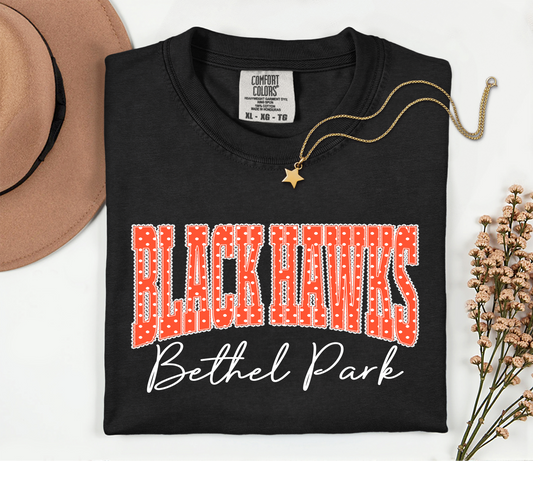 Bethel Park Black Hawks Polka Dot Shirt