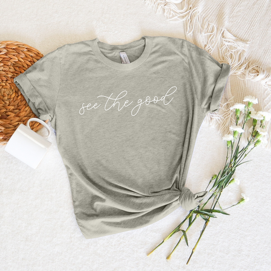 See The Good Short Sleeve Tee Shirt