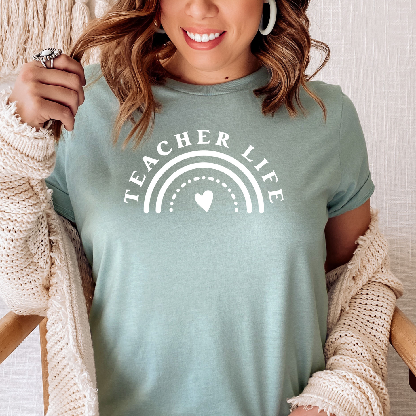 Teacher Life Short Sleeve Tee Shirt