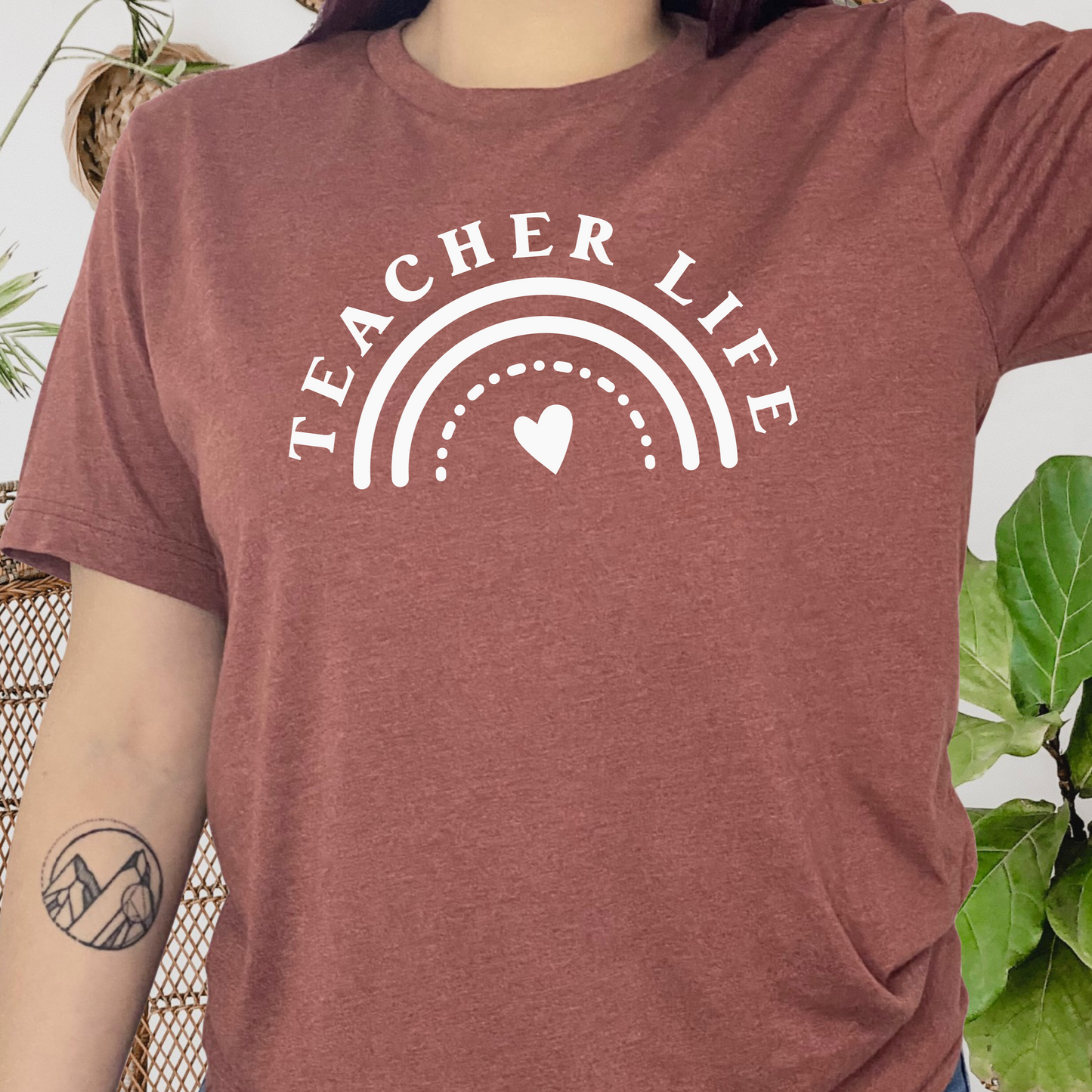 Teacher Life Short Sleeve Tee Shirt