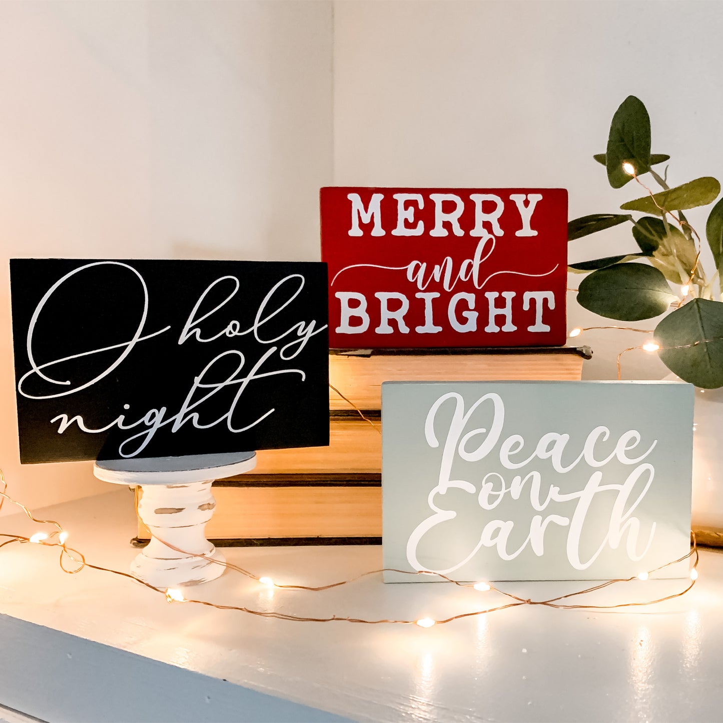 Merry and Bright Mini Sign