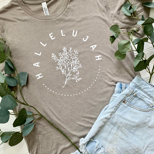 Hallelujah Short Sleeve Tee Shirt