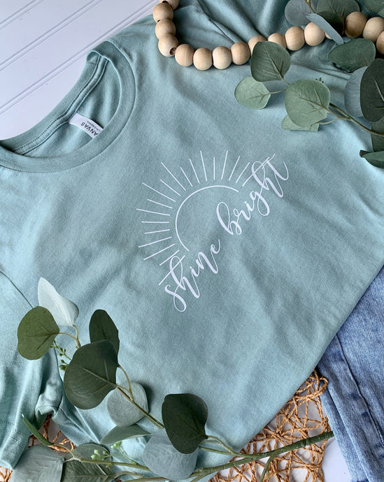 Shine Bright Sunburst Short Sleeve Tee Shirt