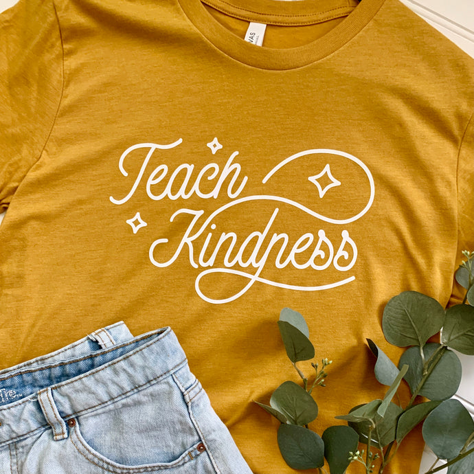 Teach Kindness Short Sleeve Tee Shirt