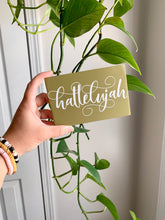 Load image into Gallery viewer, Hallelujah Mini Wood Sign