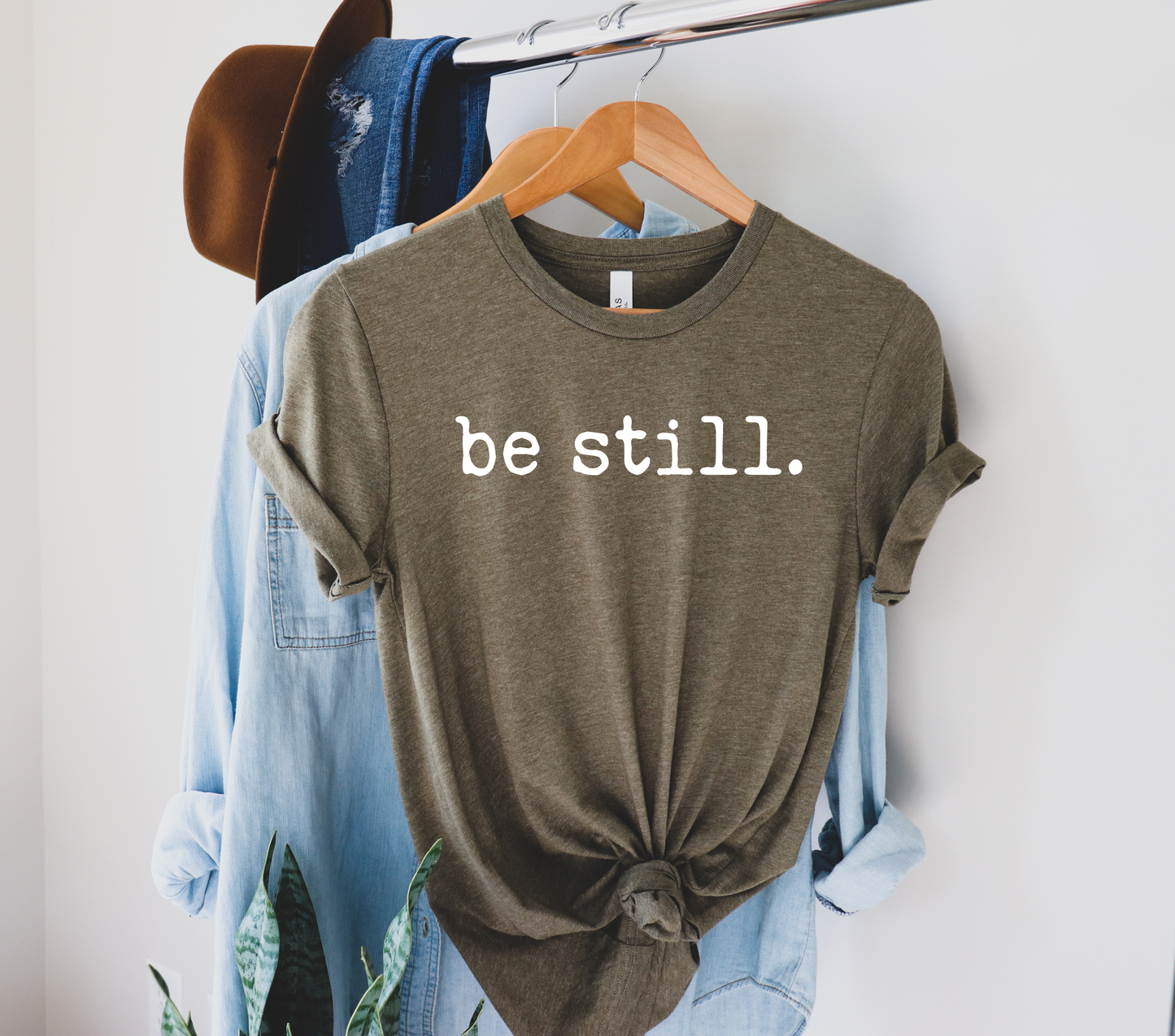 Be Still Short Sleeve Tee Shirt